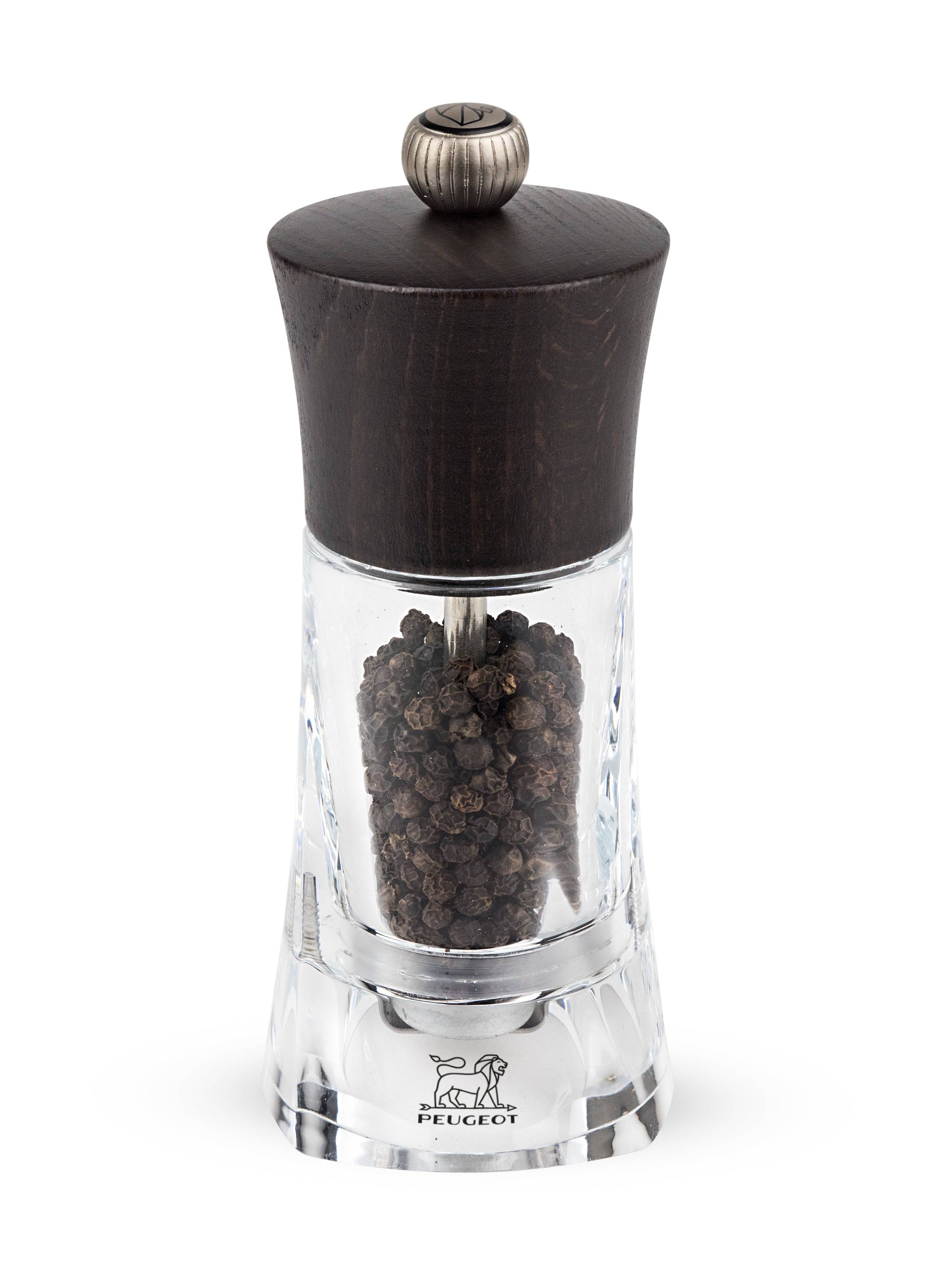 Oléron Pepper Mill-Acryllic/Wood Chocolate - MaisonBeach
