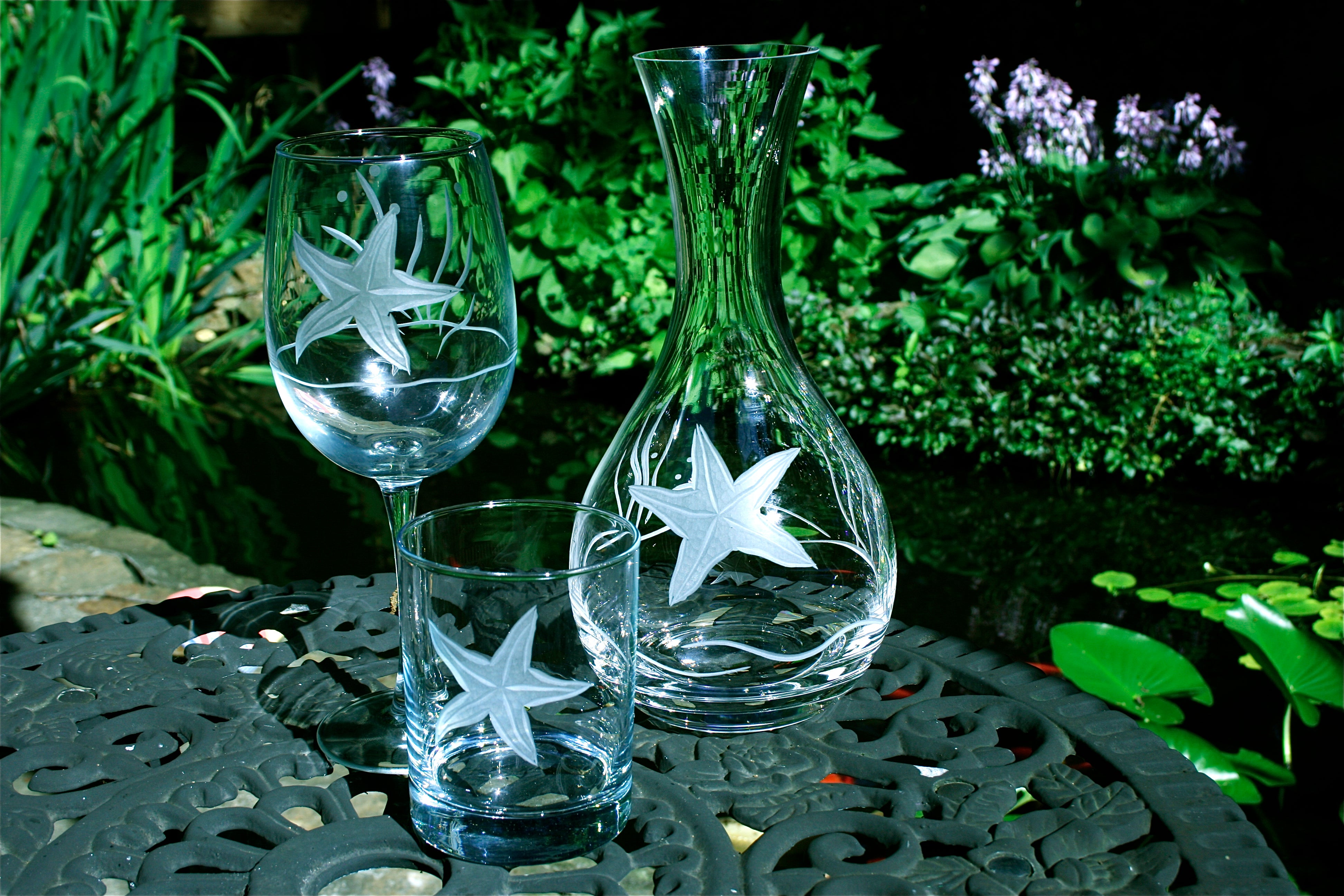 Starfish 18oz. All Purpose Wine Glass-Set of 4 - MaisonBeach