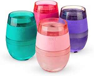 HOST - Wine FREEZE™ Color Cooling Cups (set of 4) by HOST®