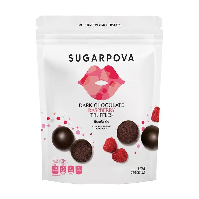 Sugarpova - Dark Chocolate/Raspberry Truffles