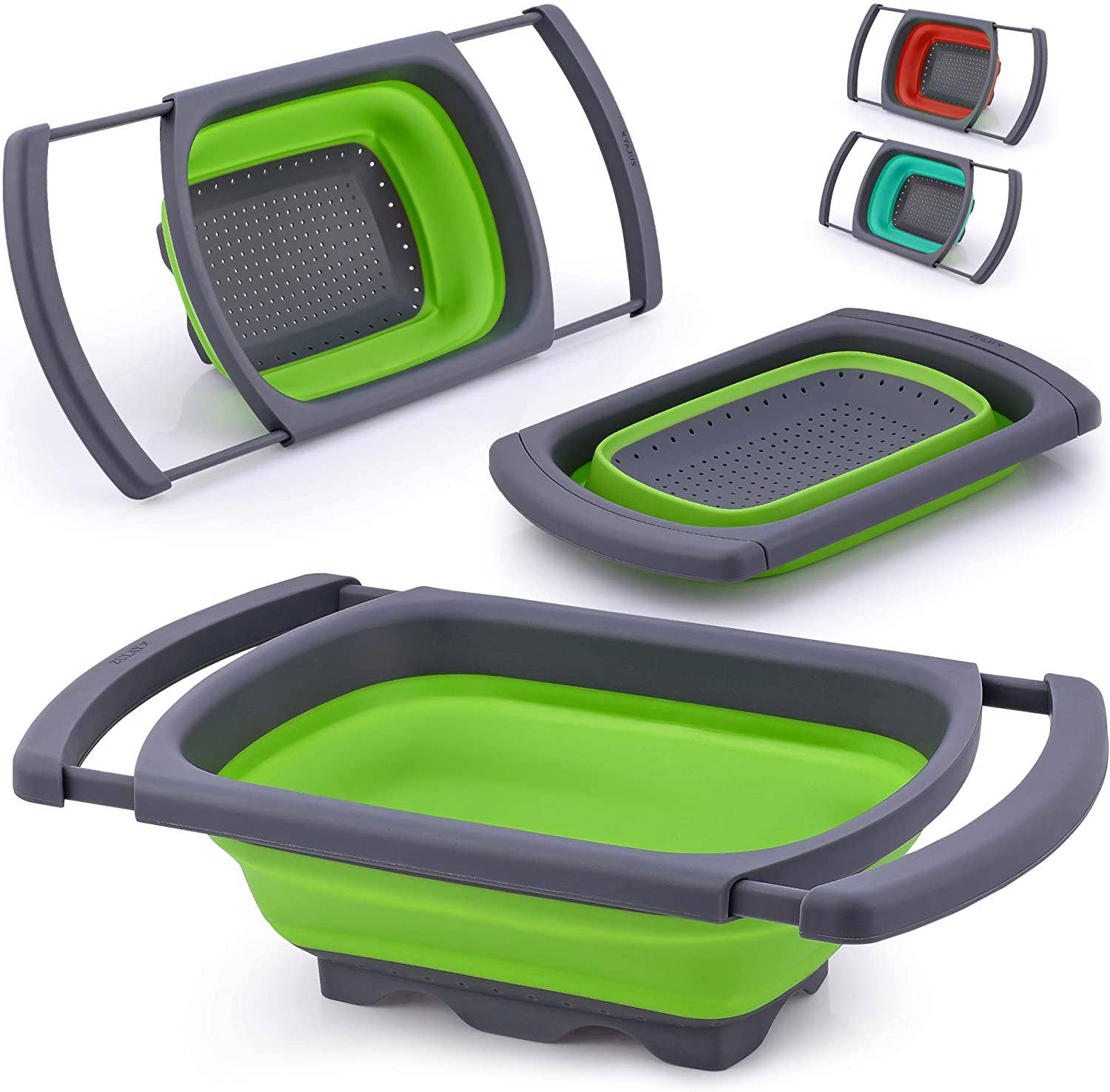 Zulay Kitchen - Collapsible Colander With Extendable Handles
