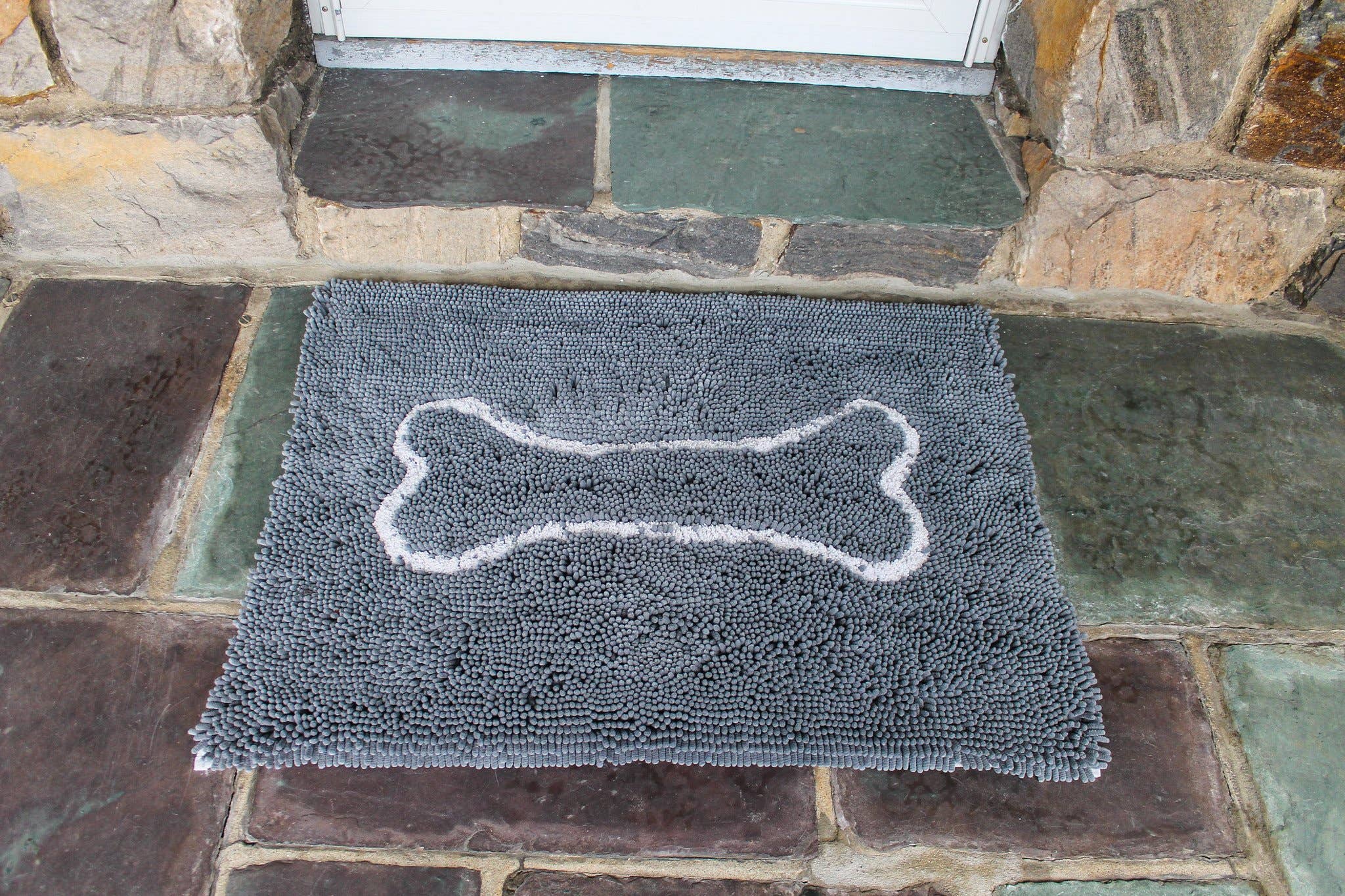 Soggy Doggy Doormat Large Grey Absorbent Doormat