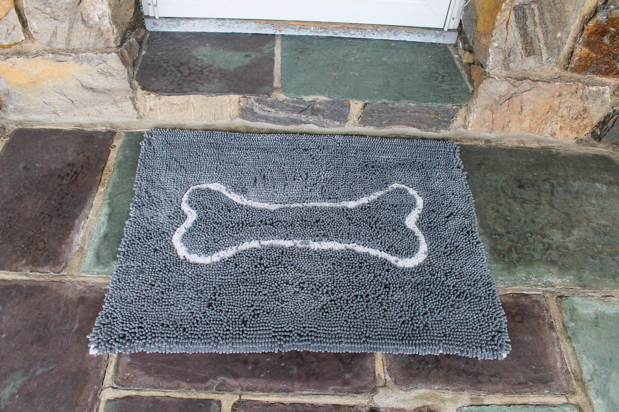 Soggy Doggy Doormat - Large Grey Absorbent Doormat