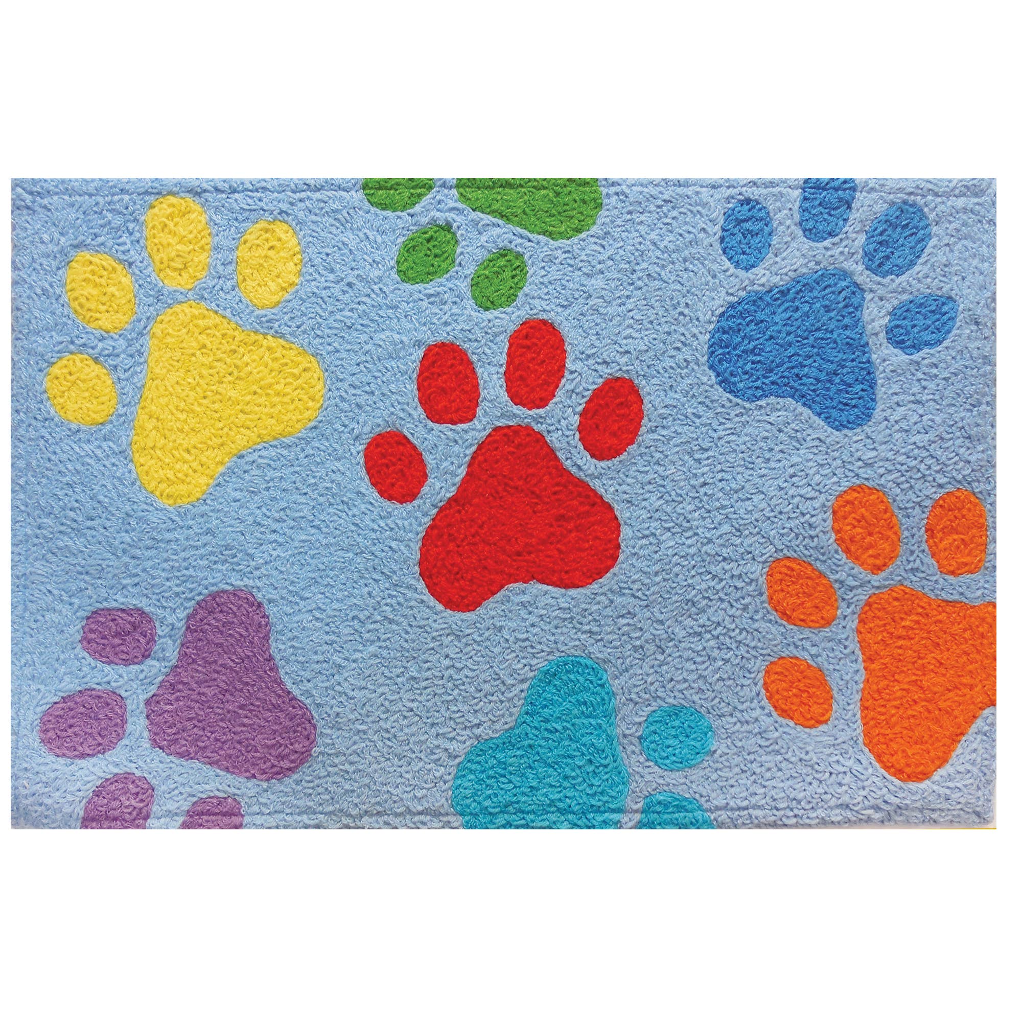 20” x 30” Colorful Paws Rug