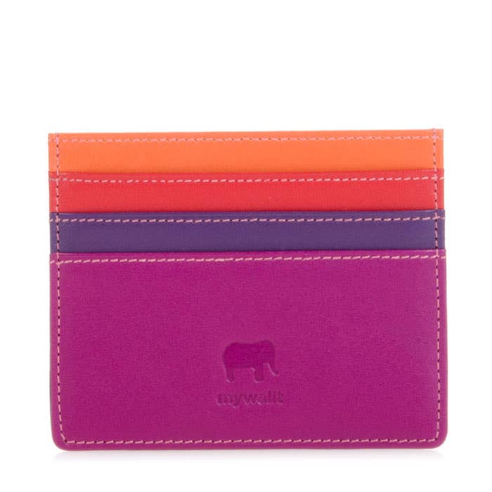 Mywalit - Double Sided Credit Card Holder - Sangria Multi