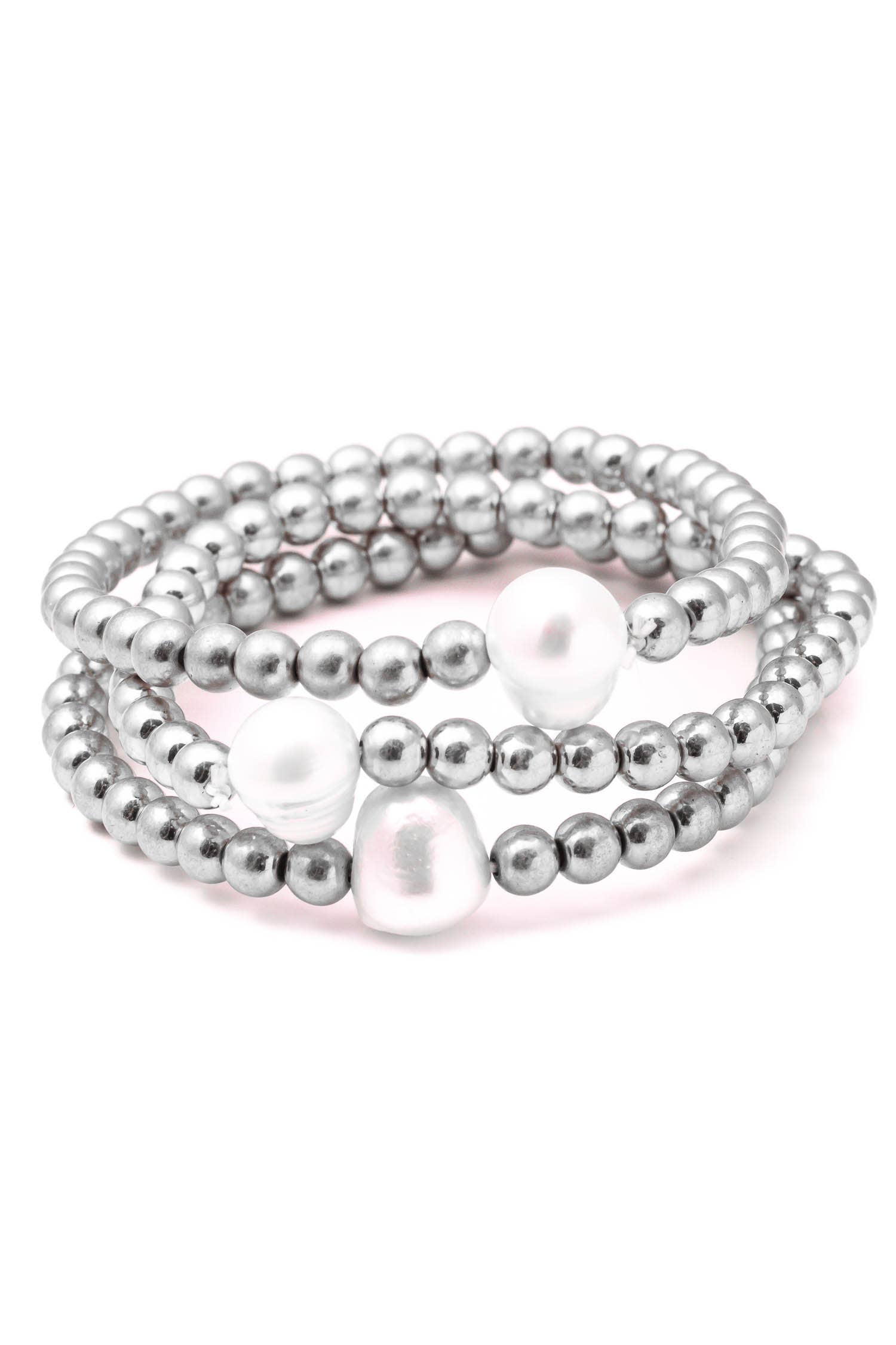 Anarchy Street - Pearly Charm Beaded Bracelet Set